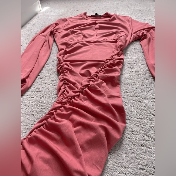 Pink Bodycon dress - Size 2 - Picture 2 of 2